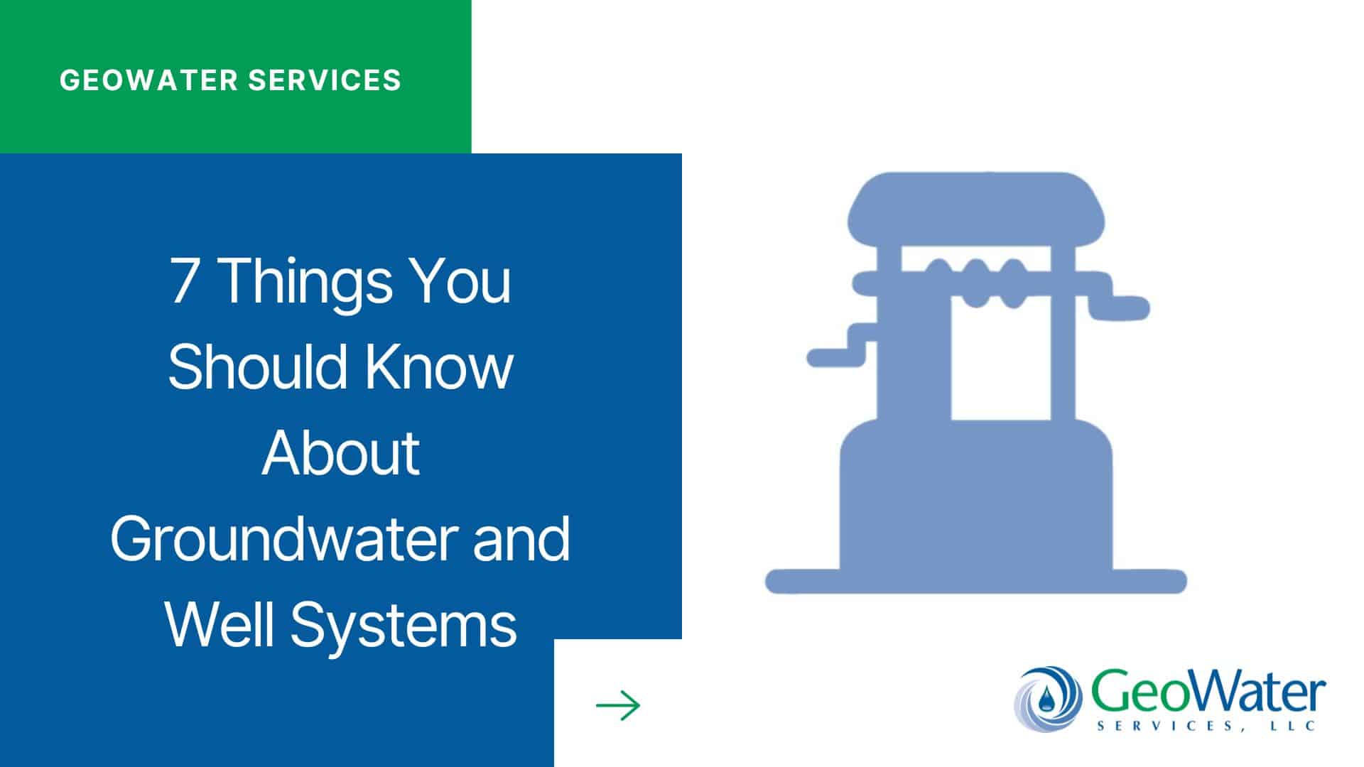 7 Things You Should Know About Groundwater and Well Systems
