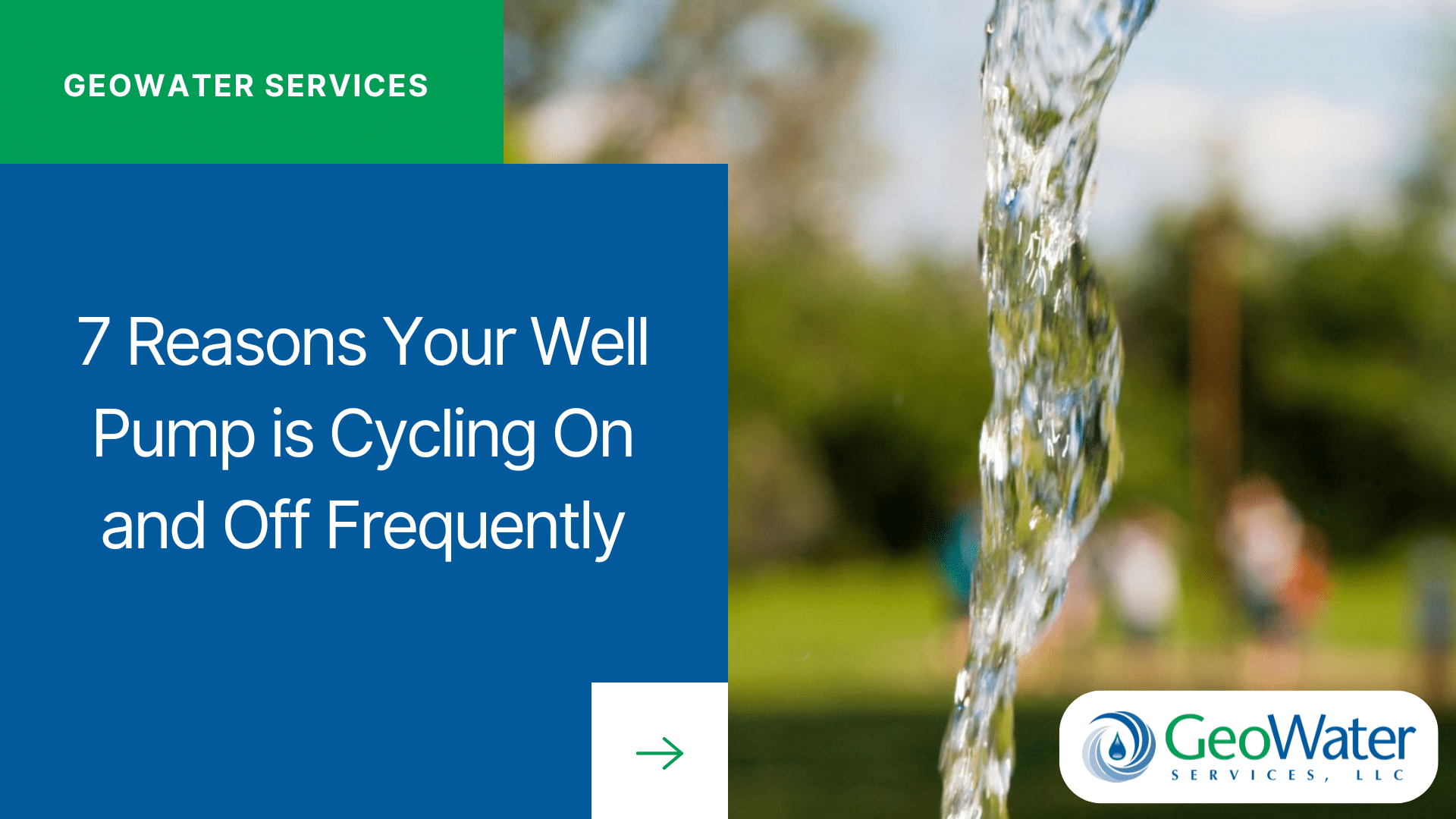 7 Reasons Your Well Pump is Cycling On and Off Frequently